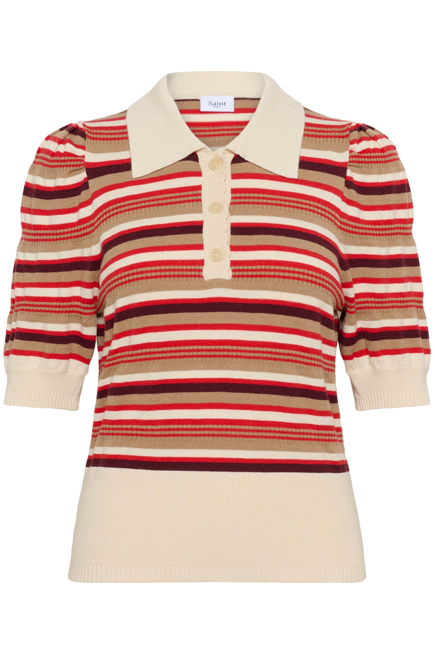 Phillia Pullover by Saint Tropez Tee Shirt Saint Tropez Poppyseed