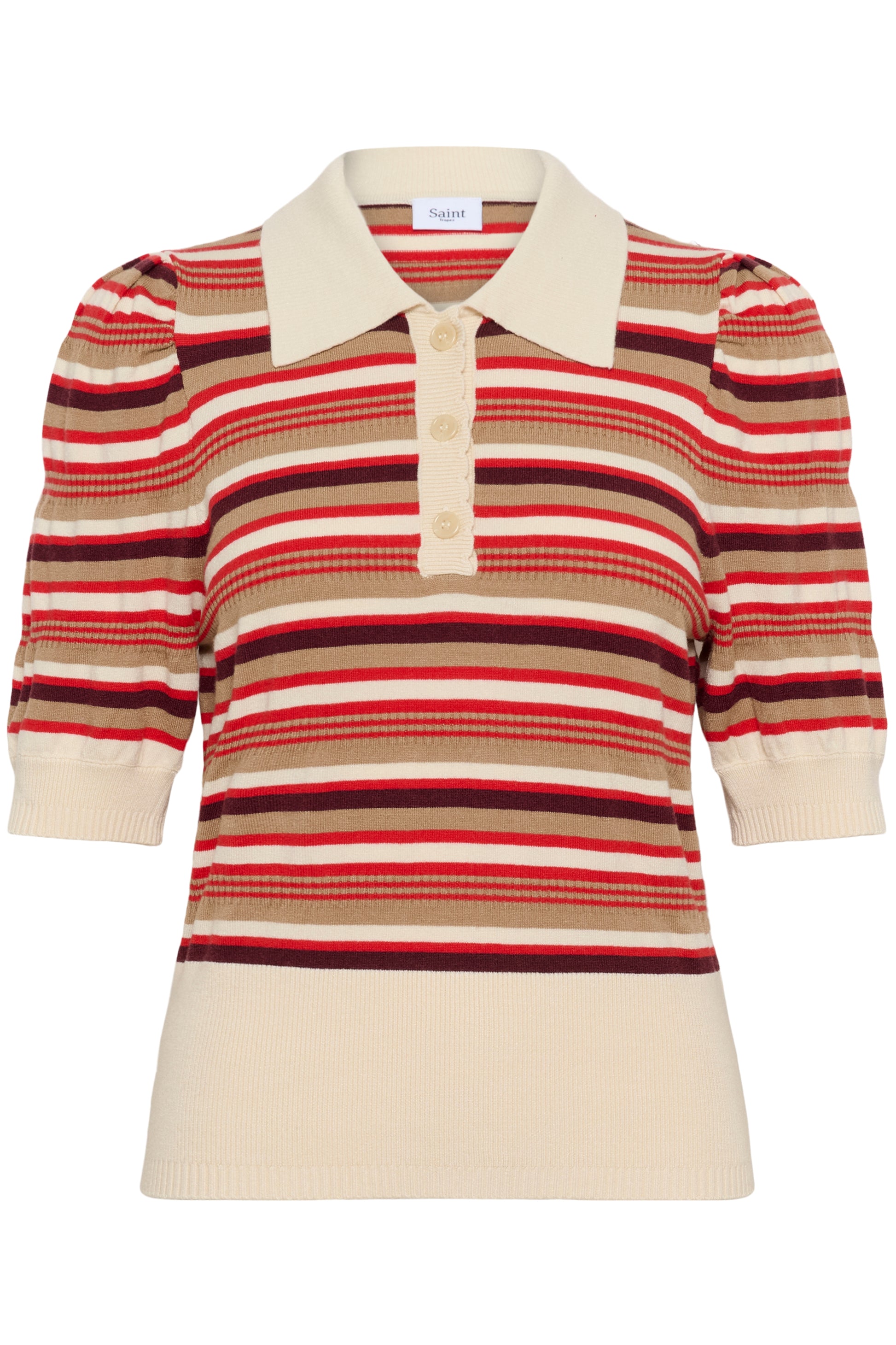 Phillia Pullover by Saint Tropez Tee Shirt Saint Tropez Poppyseed
