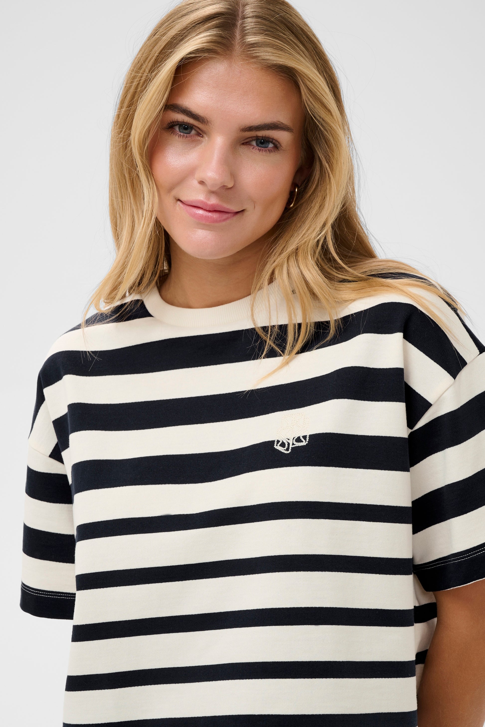Philene Stripe Shirt by Saint Tropez Tee Shirt Saint Tropez
