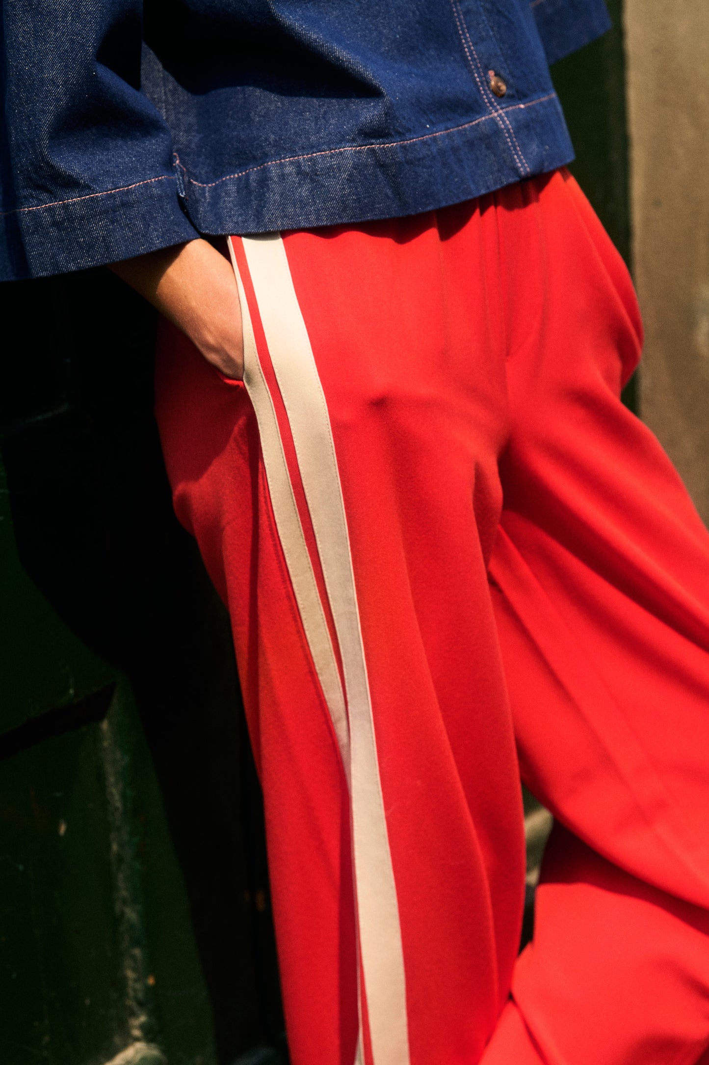 Pascale Pant by Saint Tropez Trouser Saint Tropez Poppyseed