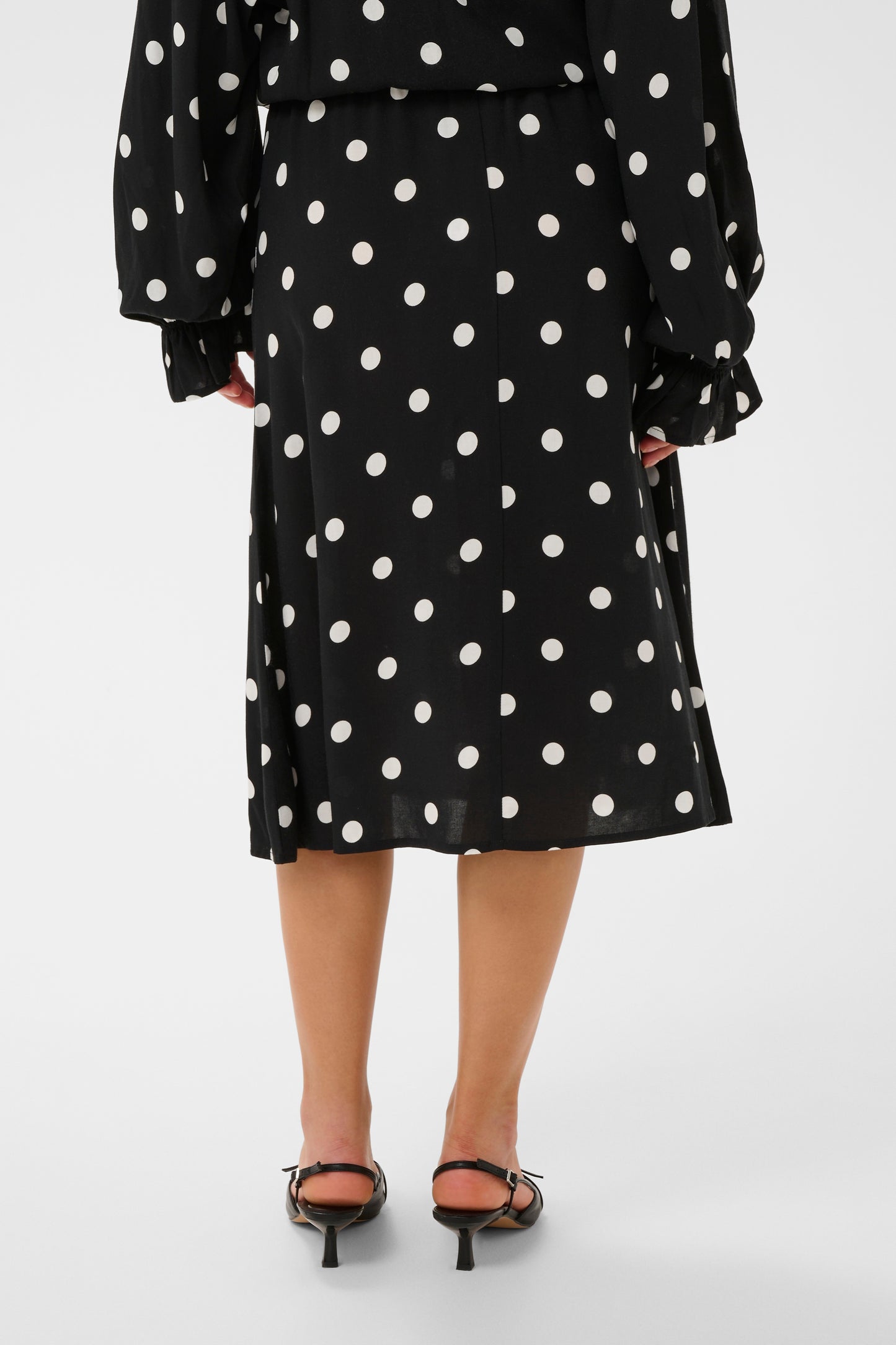 Paice Polka Dot Skirt by Saint Tropez Skirt Saint Tropez