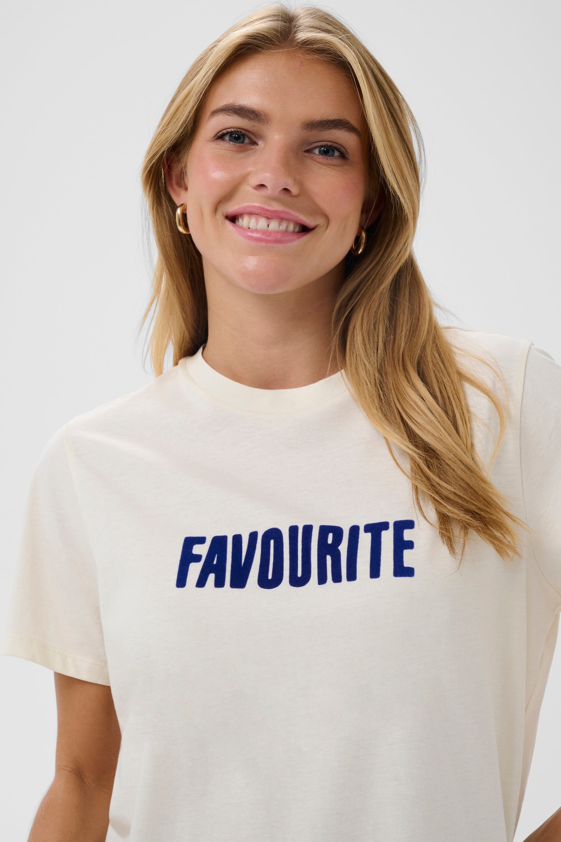Favourite Palina T-Shirt by Saint Tropez Tee Shirt Saint Tropez Cream