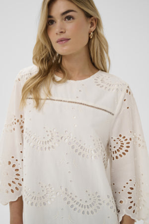 Pillette Lace Dress by Saint Tropez Mini Dress Saint Tropez Ice