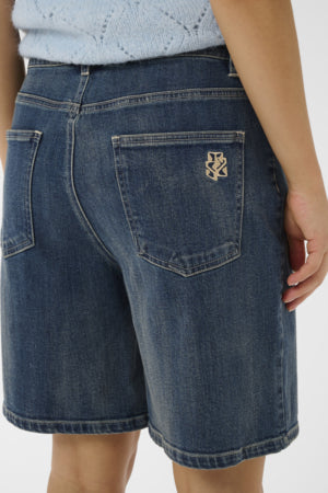 Polina Denim Shorts by Saint Tropez Shorts Saint Tropez