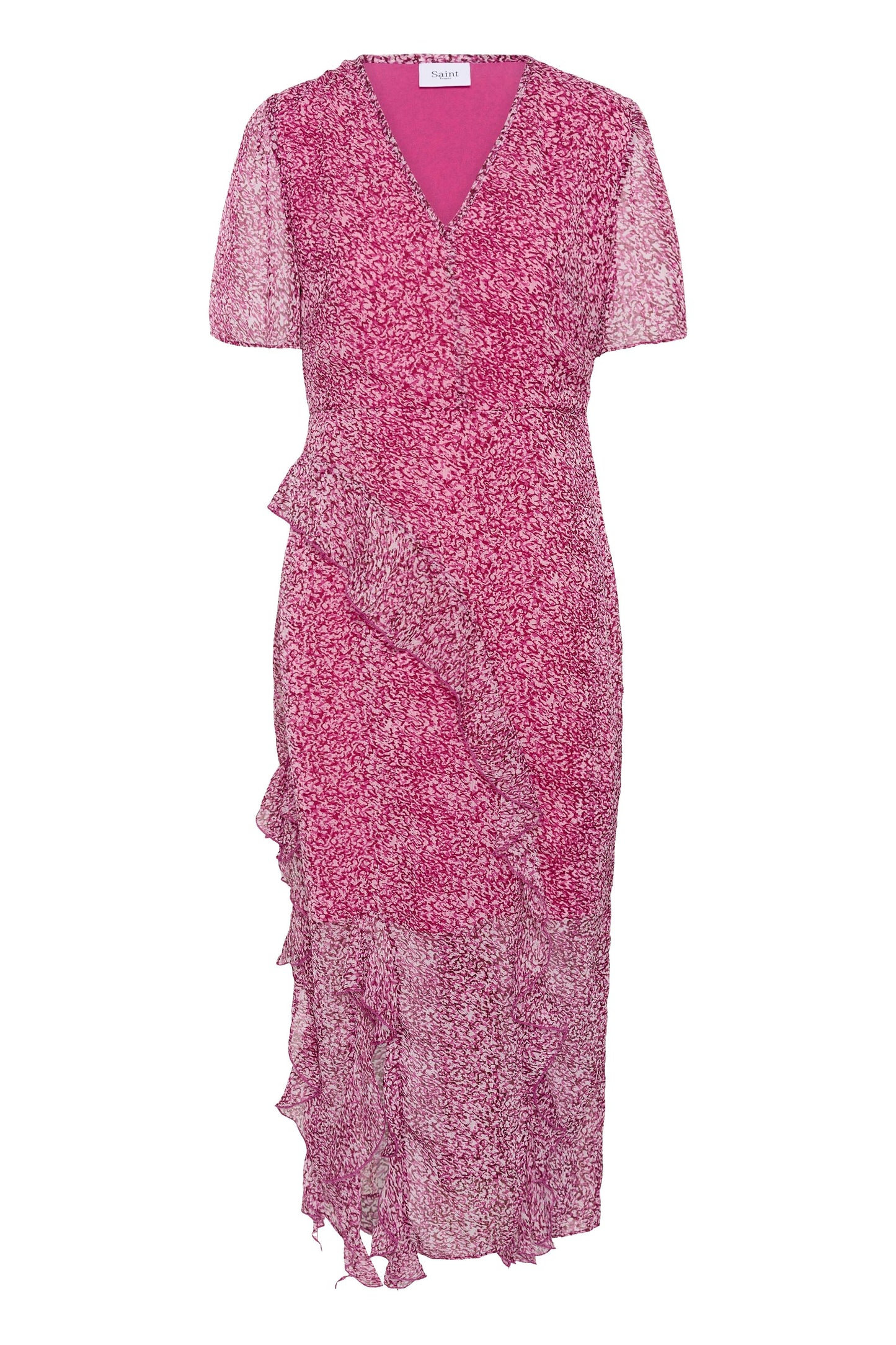Raspberry Camouflage Dress by Saint Tropez