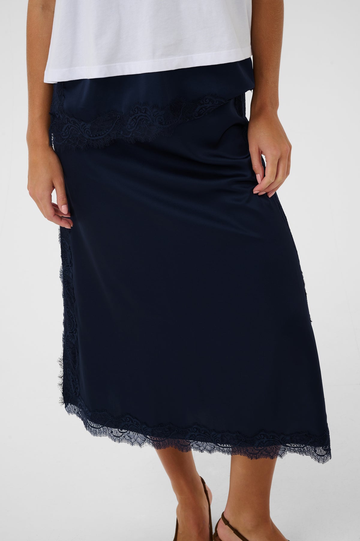 Saint Tropez Teagan A-Line Midi Skirt