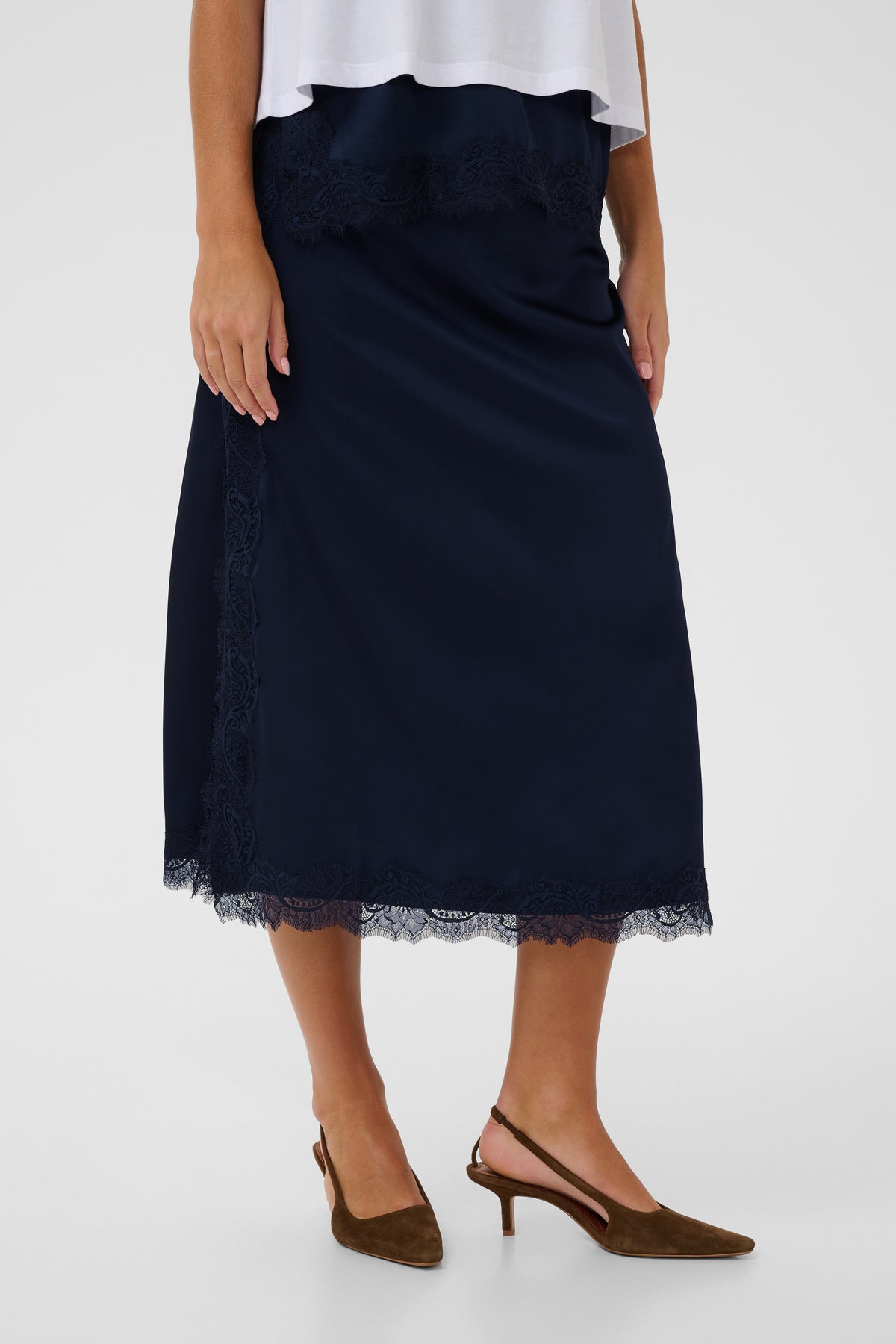 Saint Tropez Teagan A-Line Midi Skirt