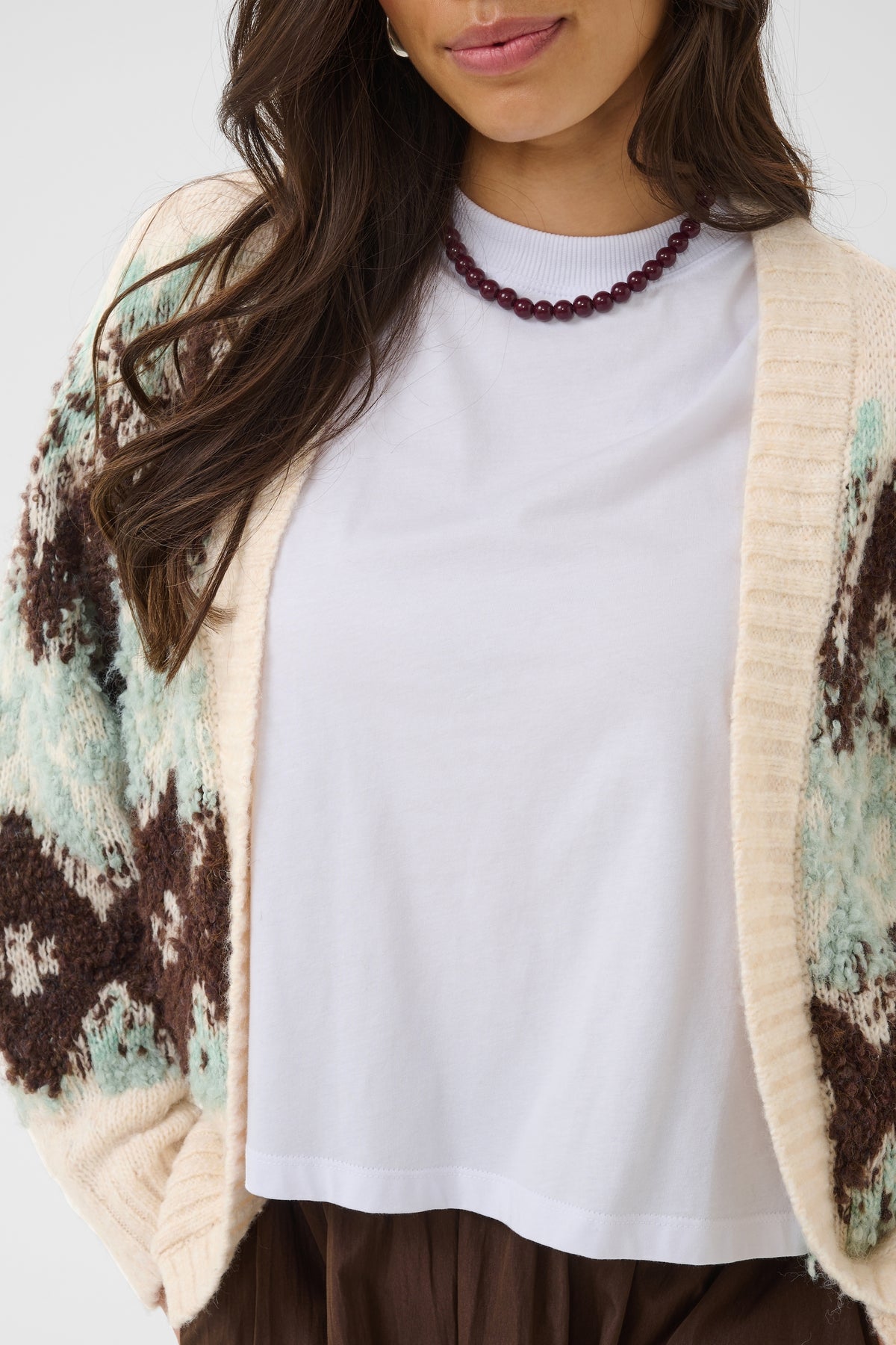 Tuska Cardigan by Saint Tropez Knitwear & Sweaters SAINT TROPEZ