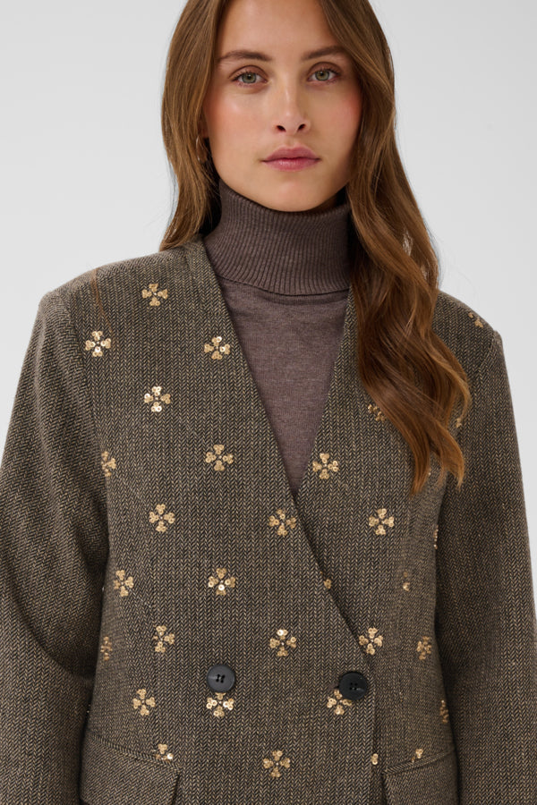 TerencianaSZ Wool-Blend Blazer by Saint Tropez Suiting SAINT TROPEZ
