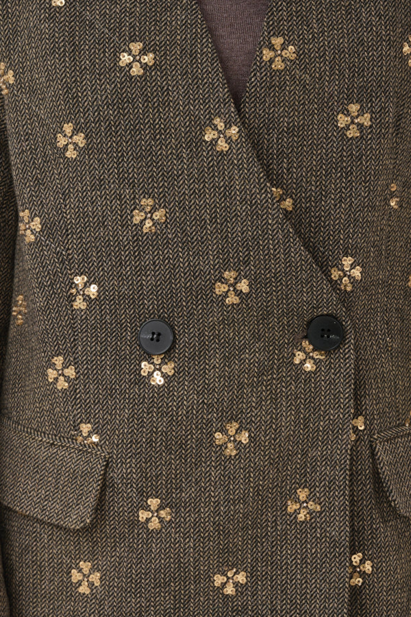TerencianaSZ Wool-Blend Blazer by Saint Tropez Suiting SAINT TROPEZ