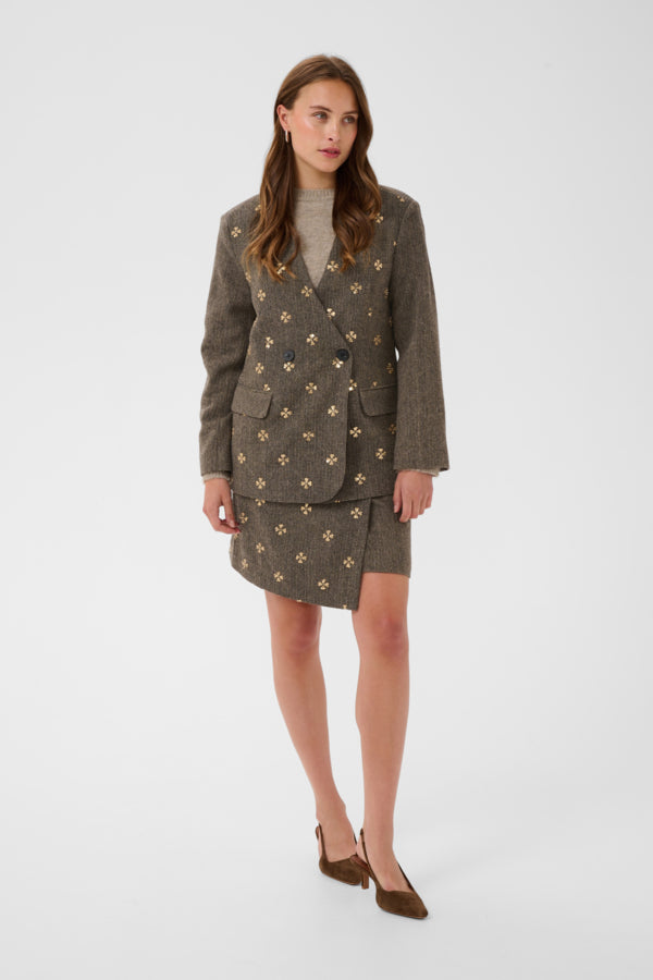 TerencianaSZ Wool-Blend Blazer by Saint Tropez Suiting SAINT TROPEZ