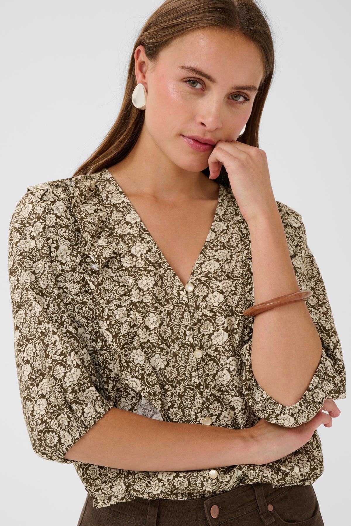 TristessaSZ Floral Blouse by Saint Tropez