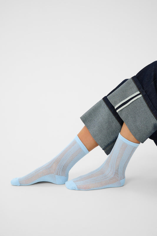 Tea Three-Pack Socks by Saint Tropez Wearable Accessories SAINT TROPEZ