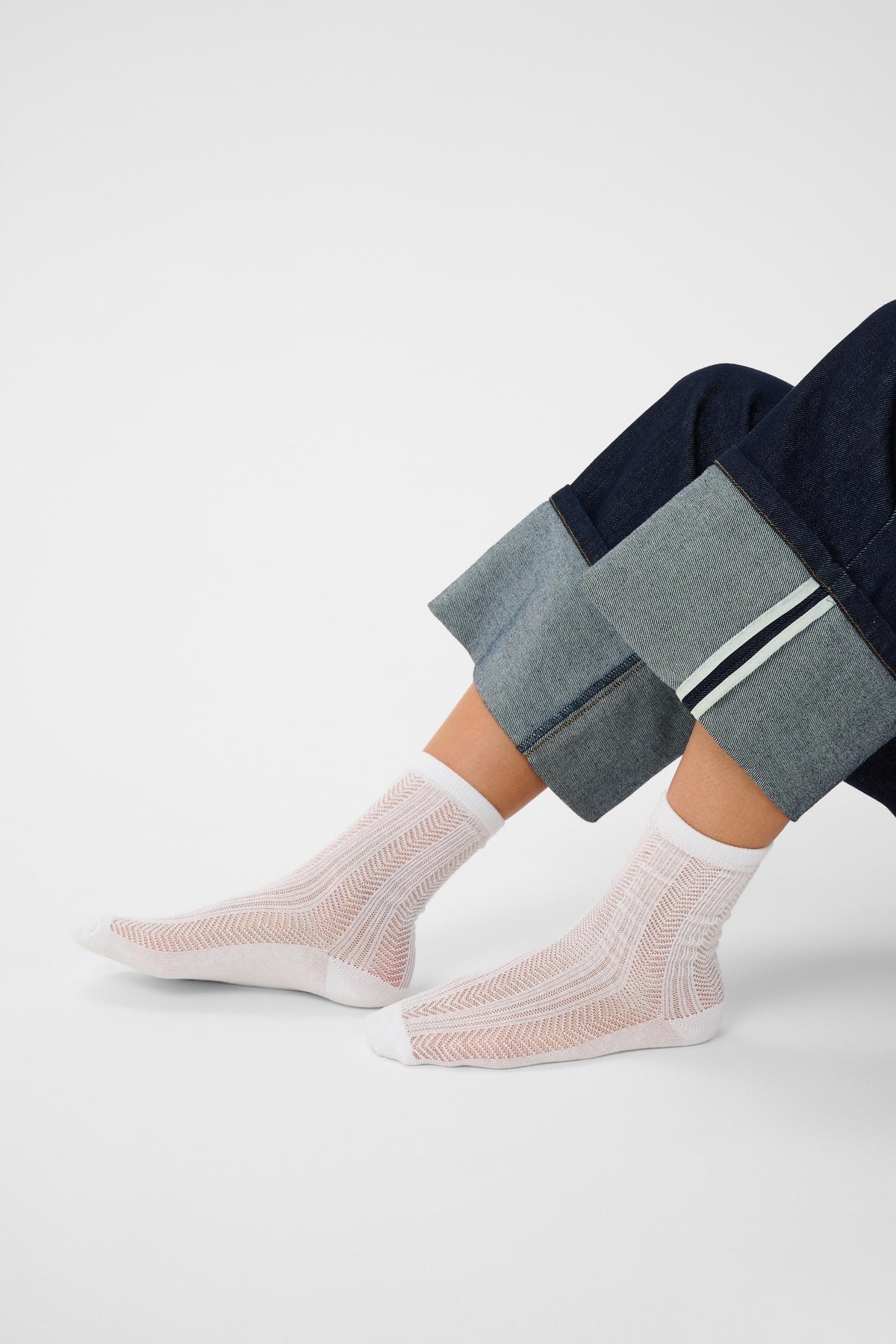 Tea Three-Pack Socks by Saint Tropez Wearable Accessories SAINT TROPEZ