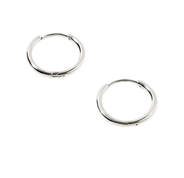 HoopLa - Stacked Hoop- Messy mix of texture PVD Waterproof Earrings Earrings HoopLa