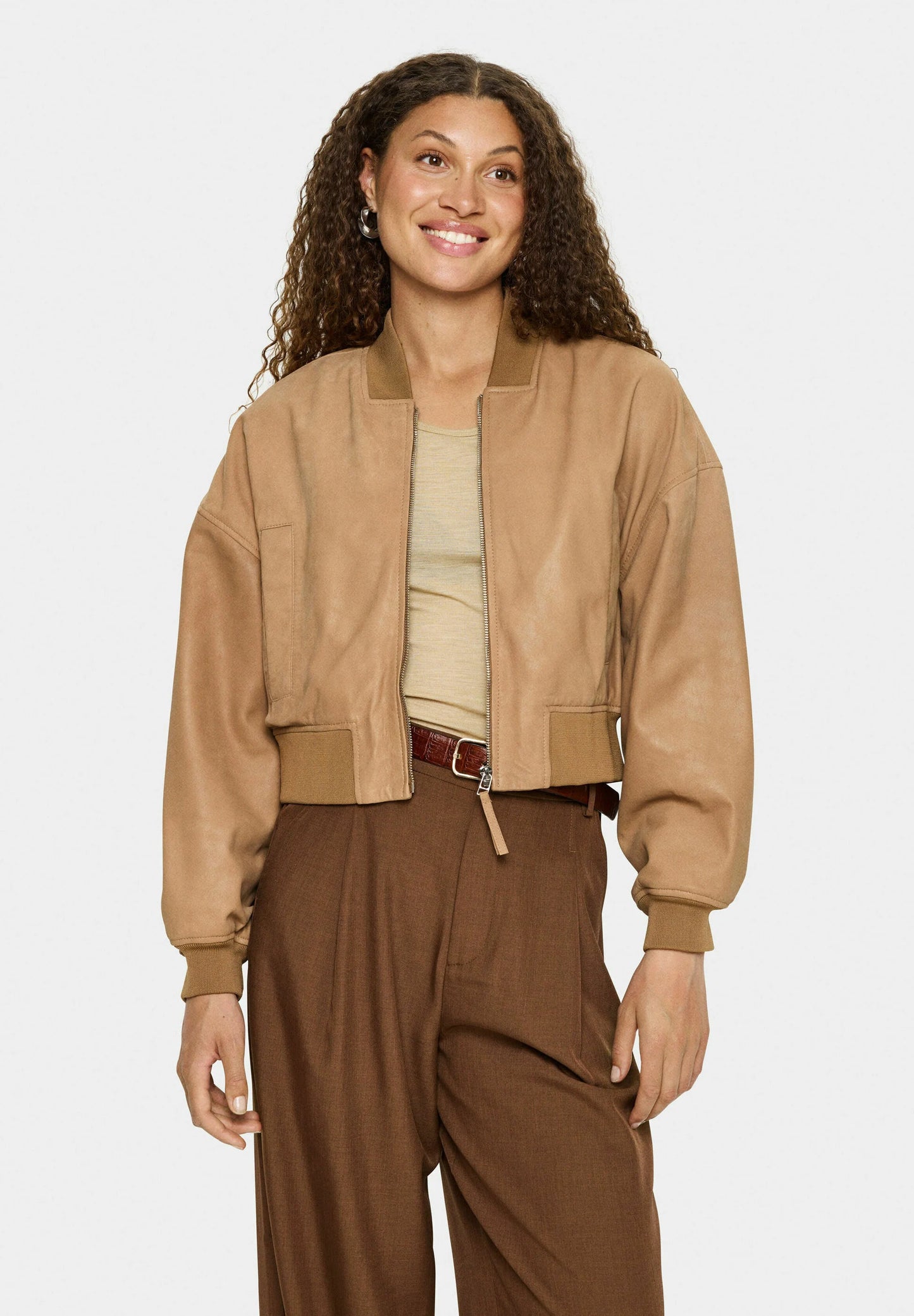 Murphy SZ Bomber Jacket by Saint Tropez Jackets & Blazers Saint Tropez