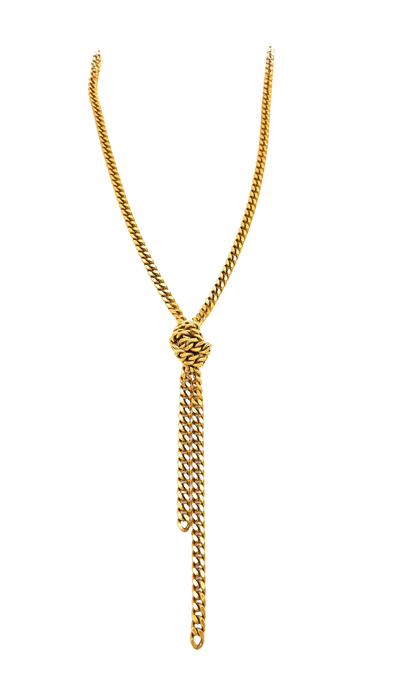 HoopLa - Tie it up- Mega PVD Chain Necklace- Waterproof Accessories HoopLa