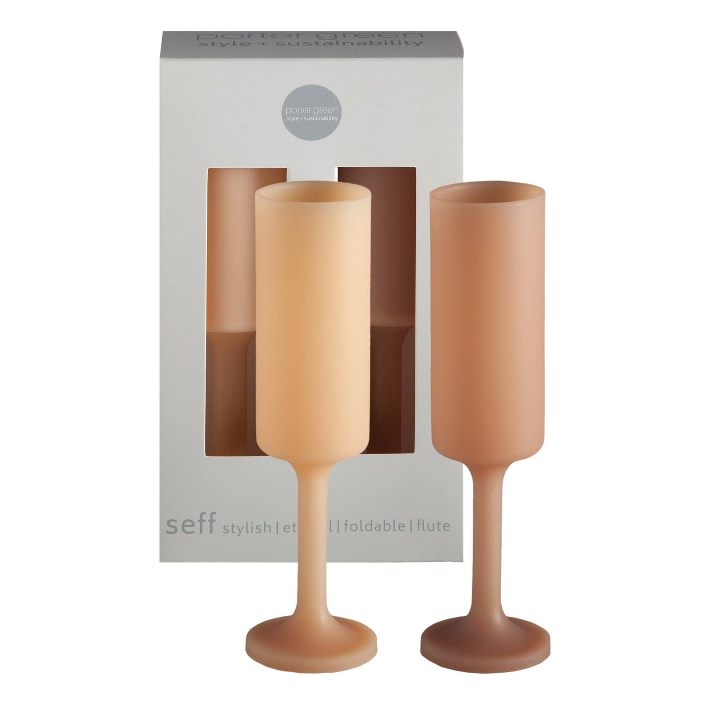 porter green | canada - Wheat + oat | seff | silicone unbreakable champagne flute Mugs & Drinkware porter green | canada