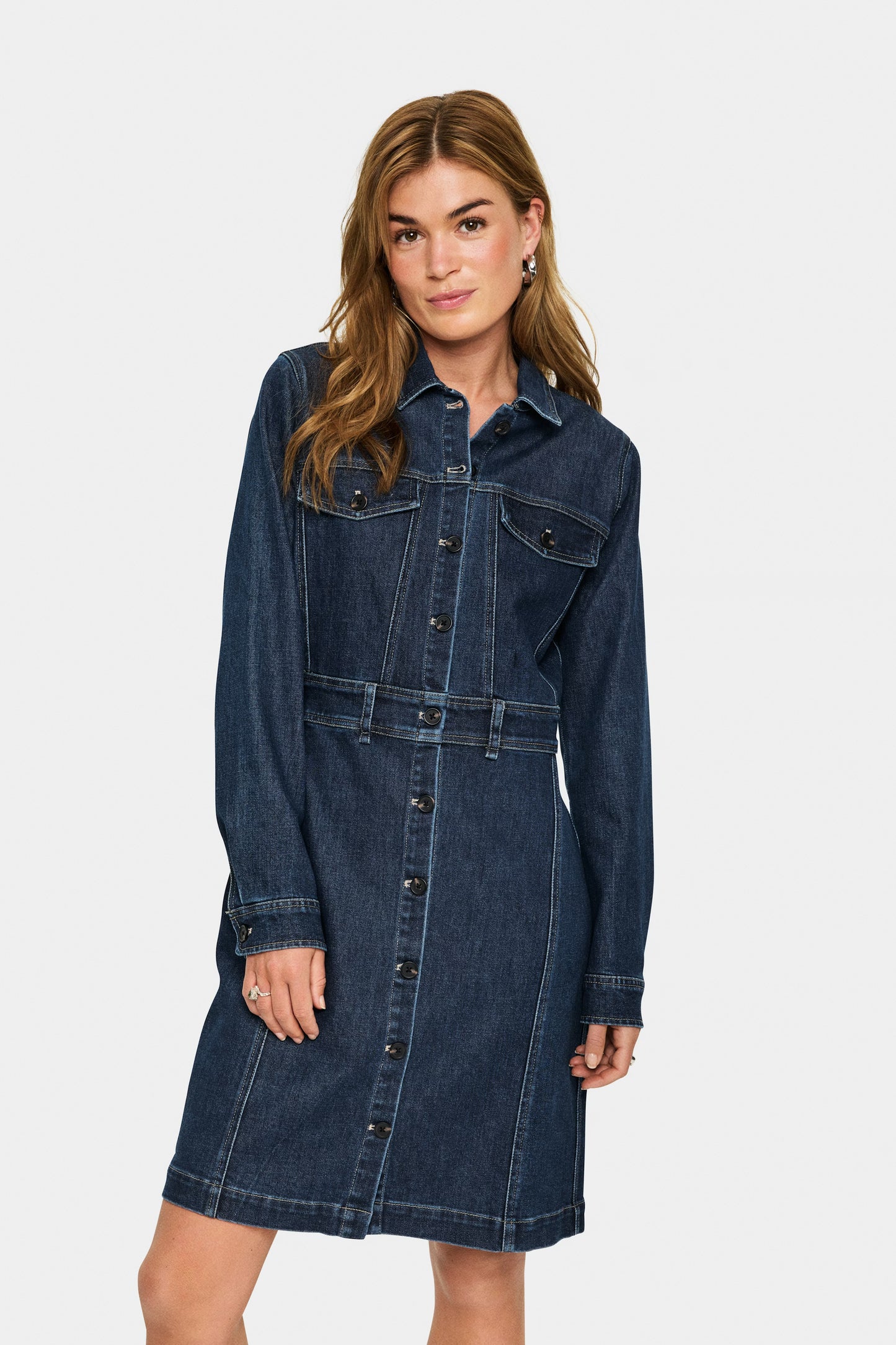 Maude SZ Denim Dress by Saint Tropez Denims Saint Tropez