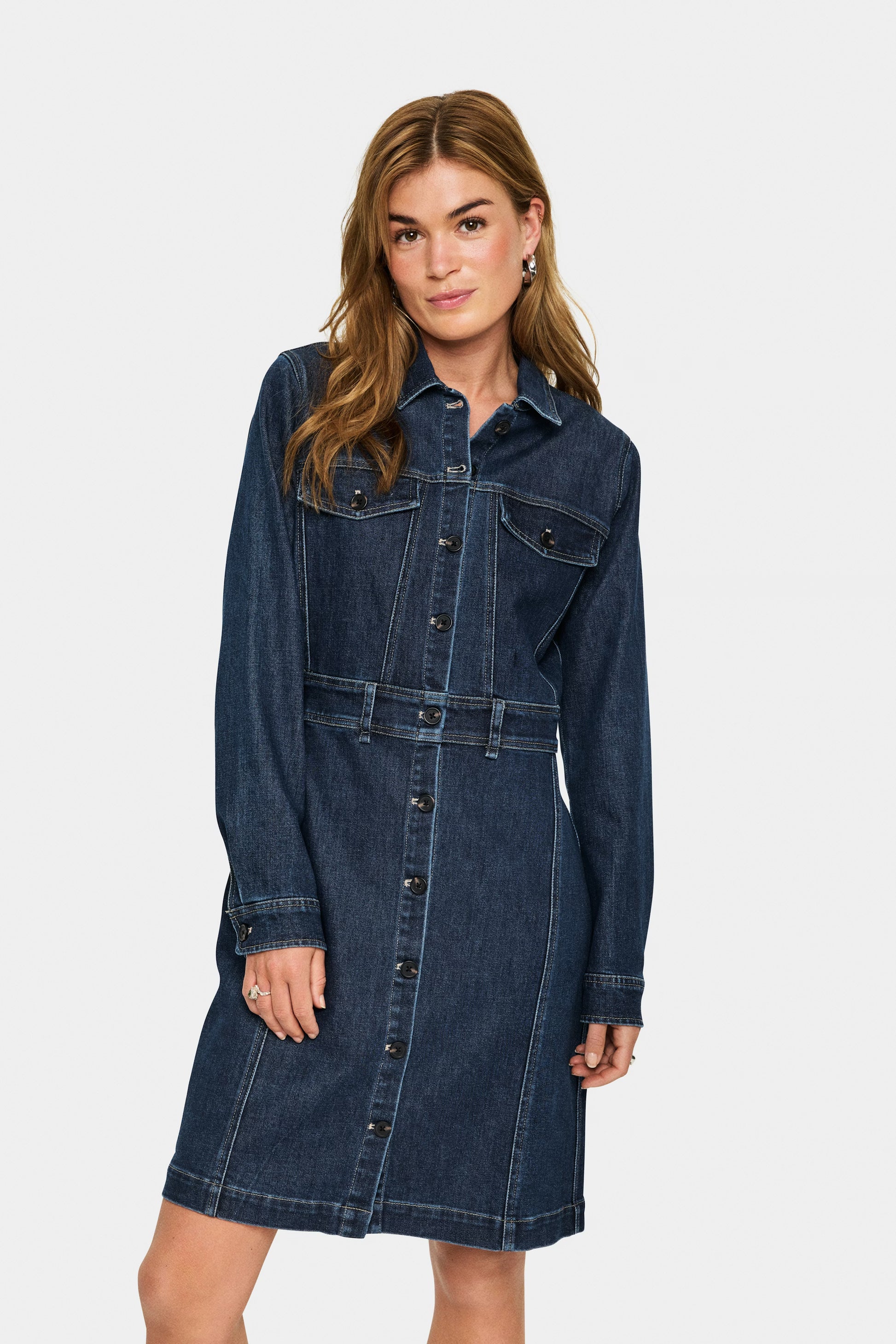 Maude SZ Denim Dress by Saint Tropez Denims Saint Tropez