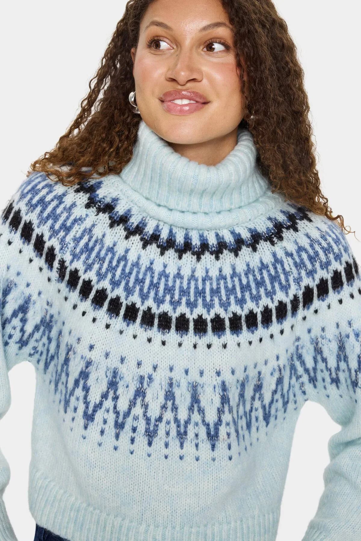 Megna SZ Rollneck Pullover by Saint Tropez Sweater Saint Tropez