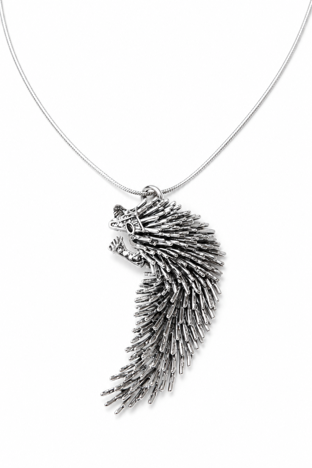 Statement Porcupine Necklace Necklace King of Glitz