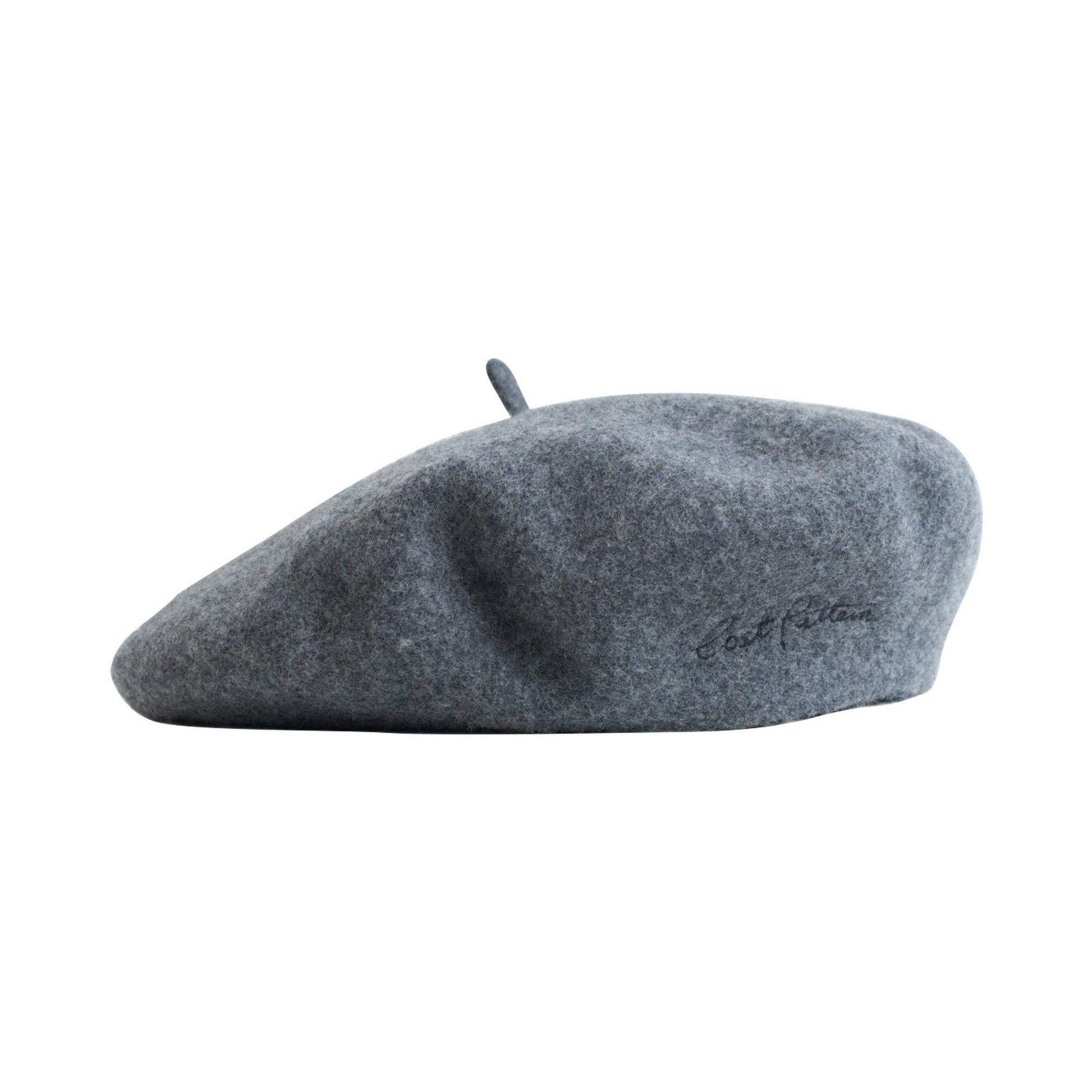 Wool Beret by Lost Pattern - Grey Accessories Lost Pattern NYC Grey