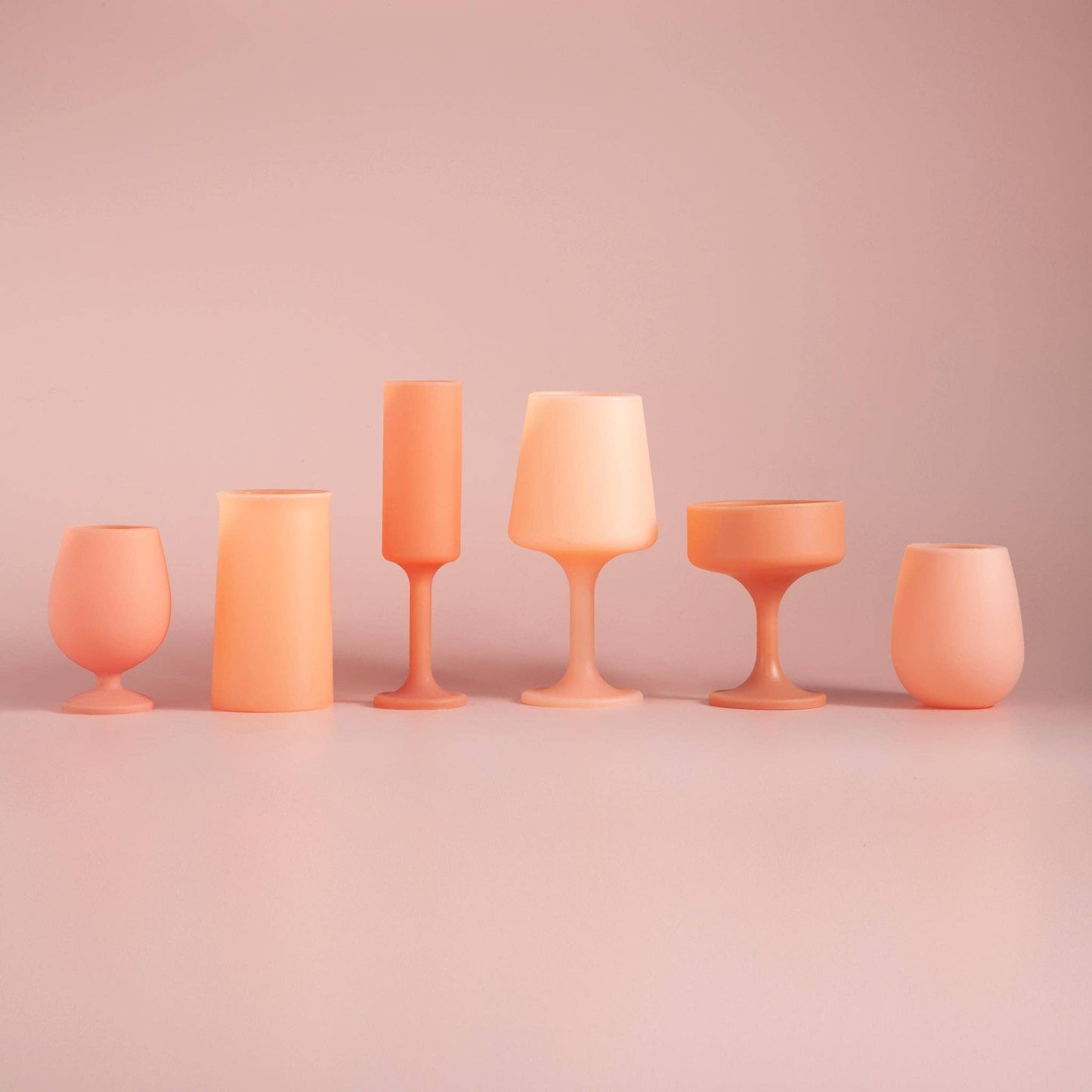 porter green | canada - Terra + peach | seff | silicone unbreakable champagne flute Mugs & Drinkware porter green | canada