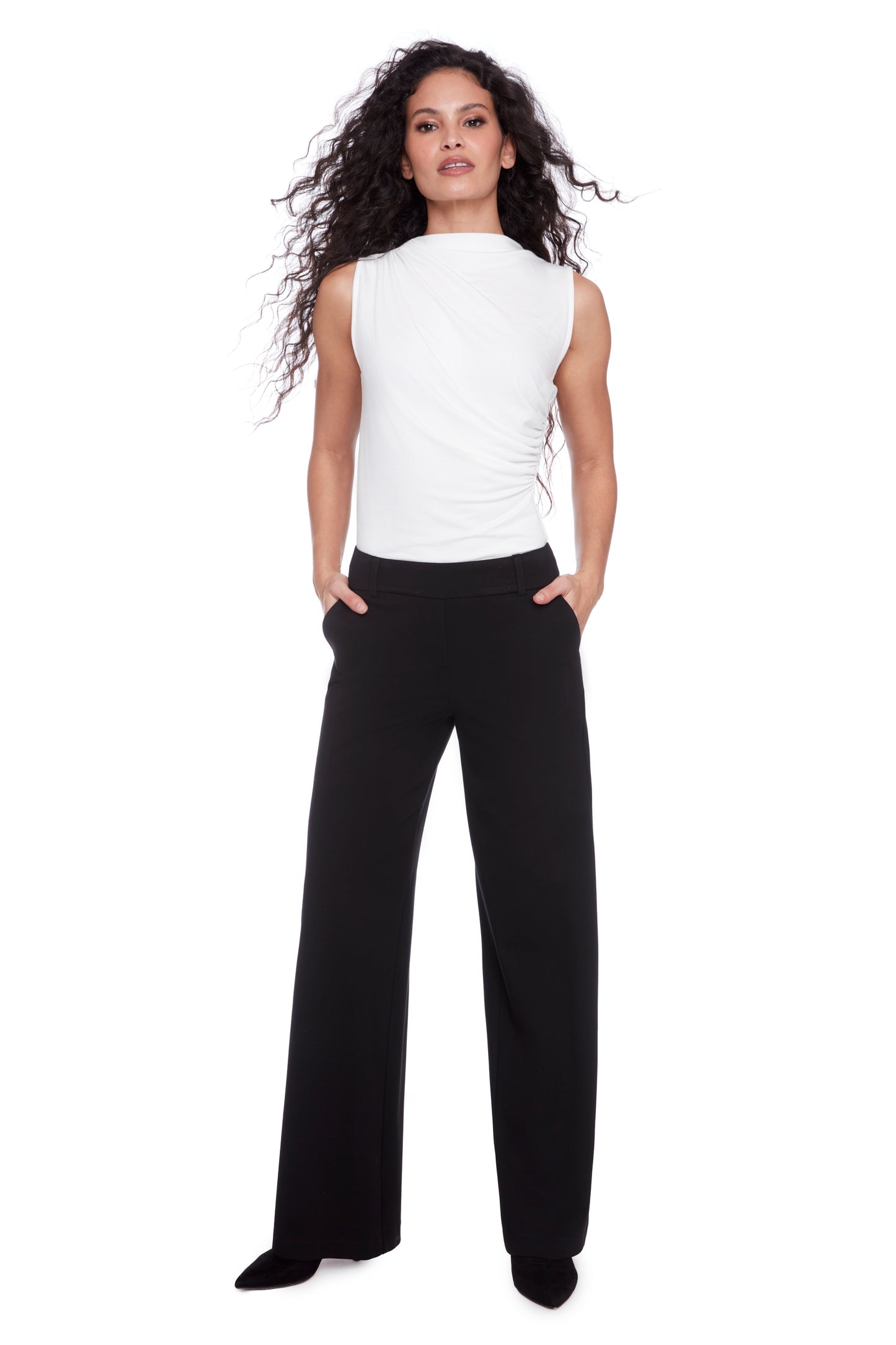 Wide Leg Pants by ILTM Pants I Love Tyler Madison Black