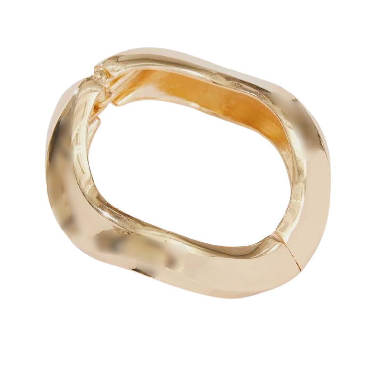 HoopLa - Editorial Hinge Bracelets 14K Gold PVD- Recycled Bracelet HoopLa