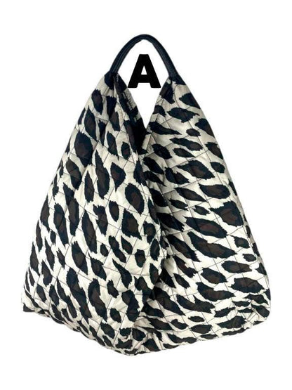 Animal Print Nylon Hobo by Chenson & Gorett