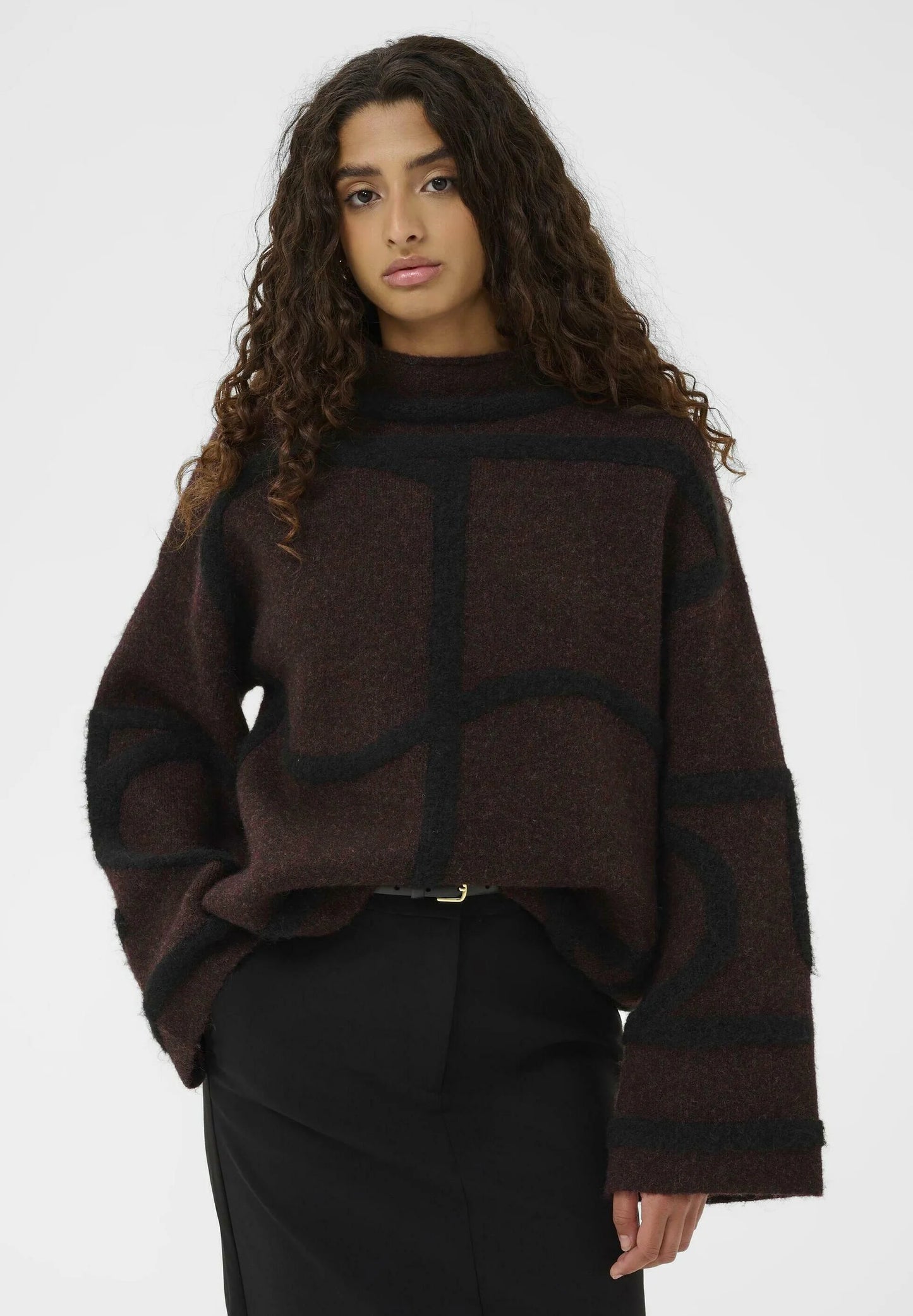 Sorea Mono Pullover by Soaked in Luxury Sweater Soaked In Luxury