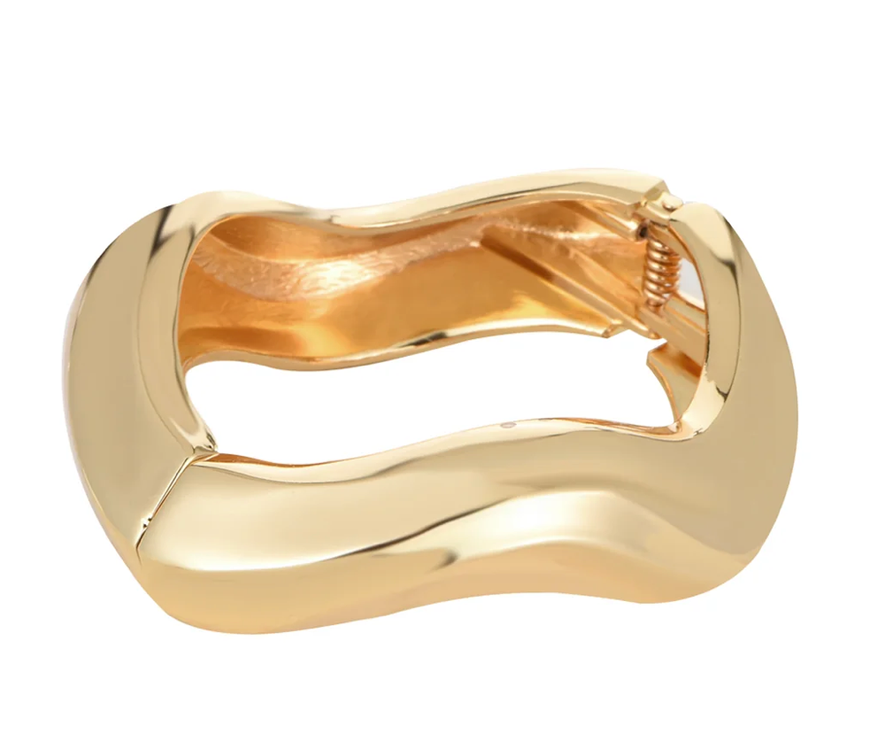 HoopLa - Editorial Hinge Bracelets 14K Gold PVD- Recycled Bracelet HoopLa Yellow Gold Breeze