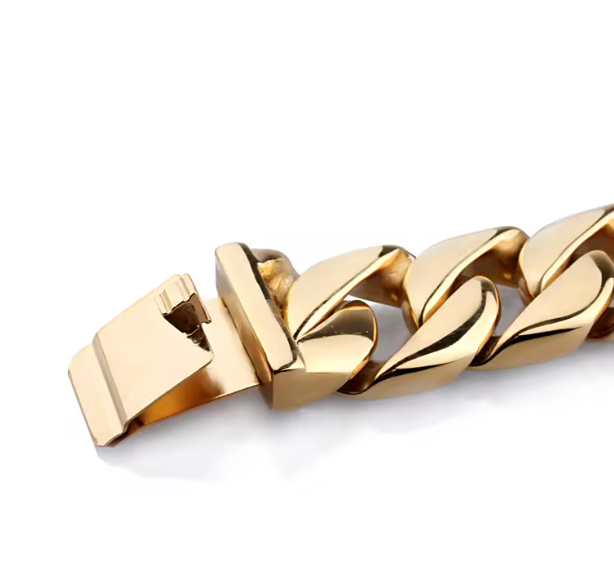 Chloe Chunky Chain Cuff Bracelet by HoopLa Jewelry HoopLa