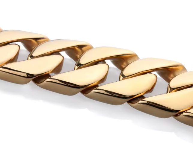 Chloe Chunky Chain Cuff Bracelet by HoopLa Jewelry HoopLa