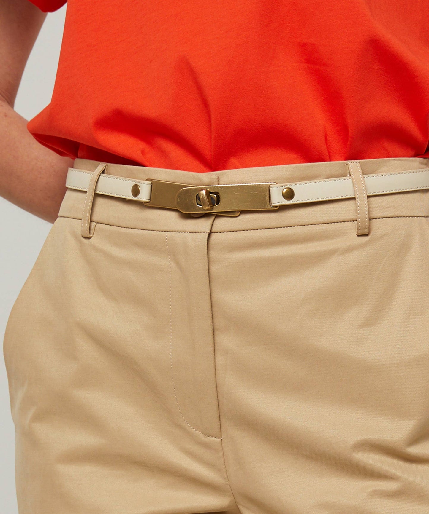 Lambskin Skinny Belt by Rodier Wearable Accessories Rodier