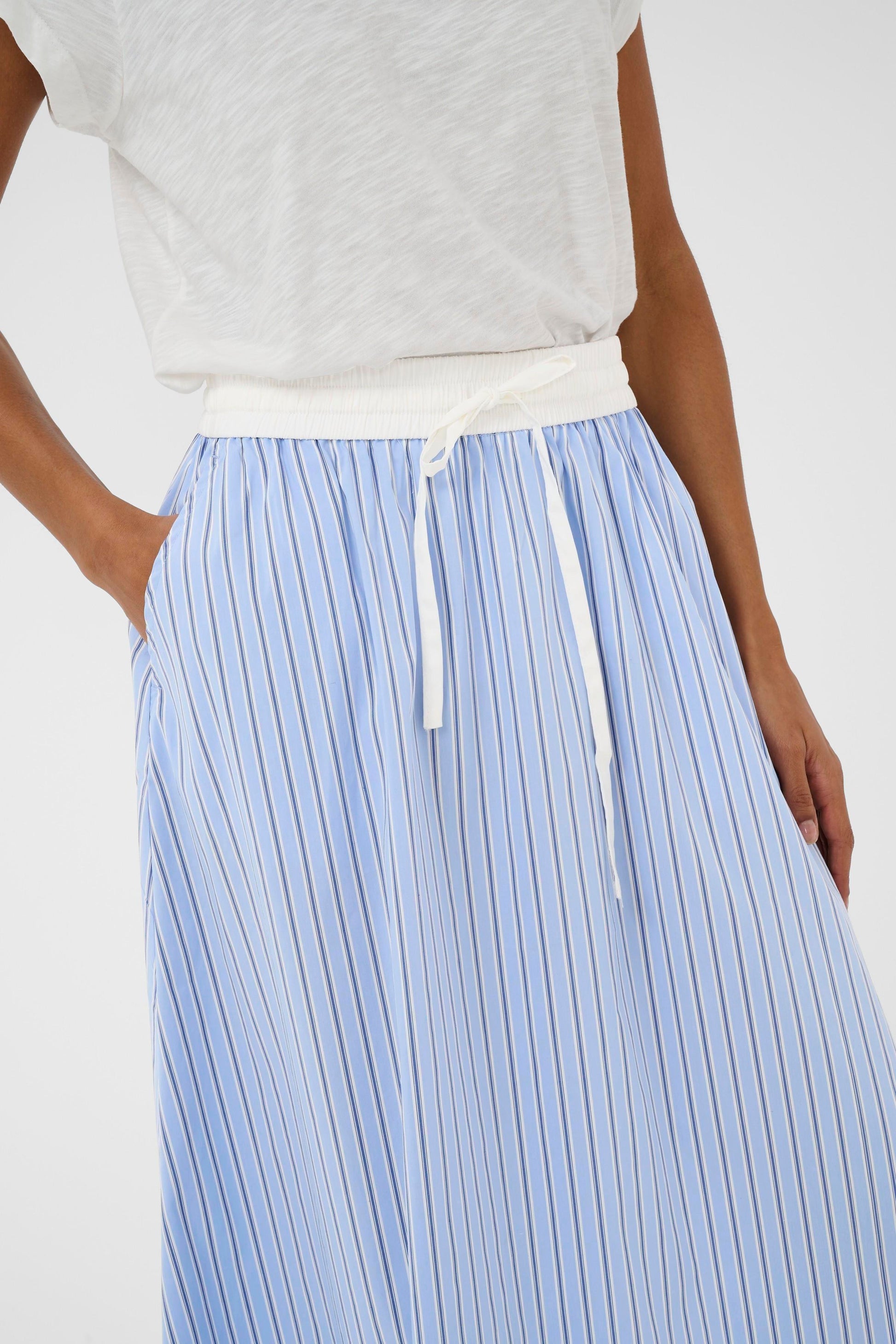 Cuart Blue Striped Skirt by Culture Skirts & Shorts Culture