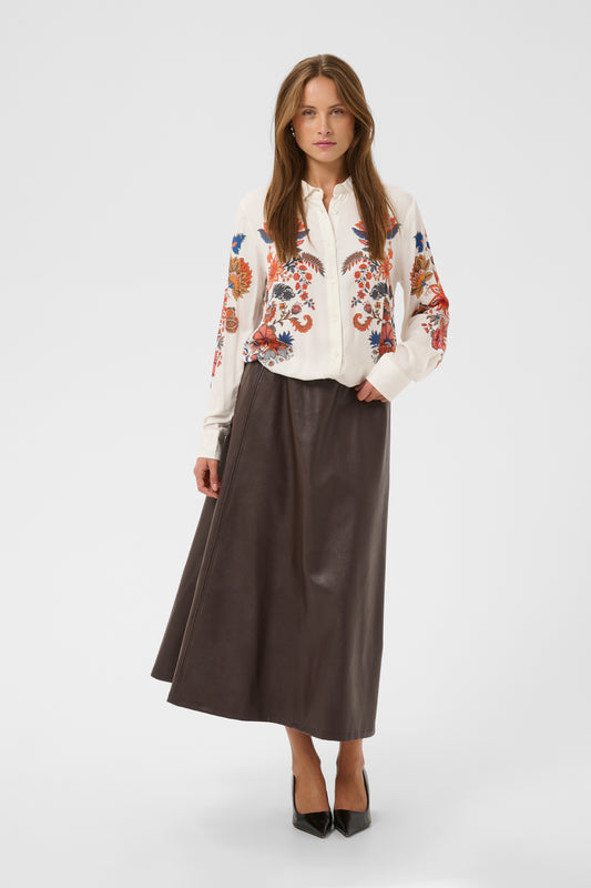 CUcole Shirt by Culture in Spring Gardenia - front view