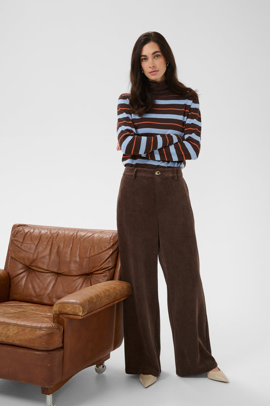 CUannike Trousers by Culture Trousers & Pants CULTURE Coffee Bean