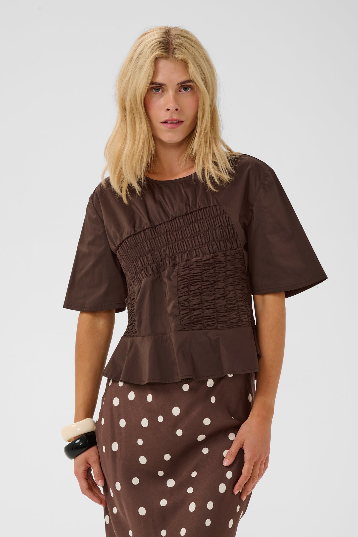 CUajda Antoinette SS Blouse by Culture