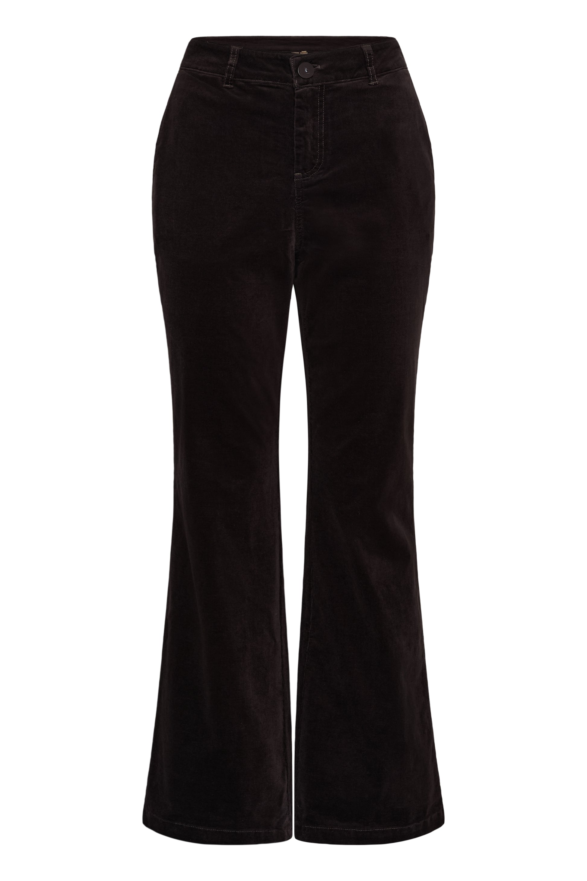 Tulum Flare Pants in Coffee Bean by Culture Pants & Bottoms CULTURE