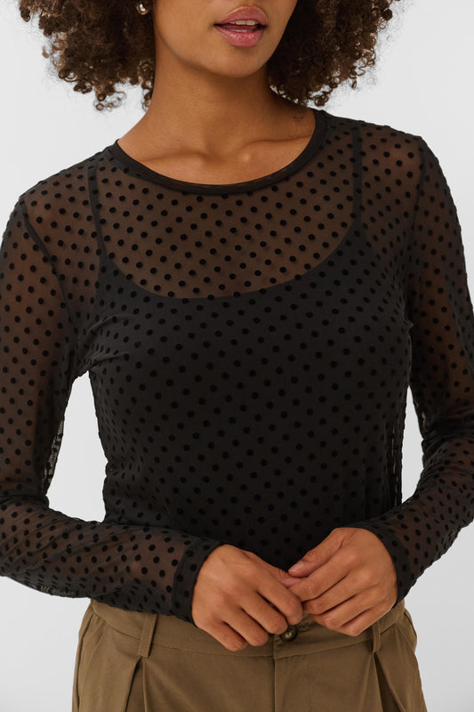 CUlaya Mesh Blouse by Culture Tops CULTURE