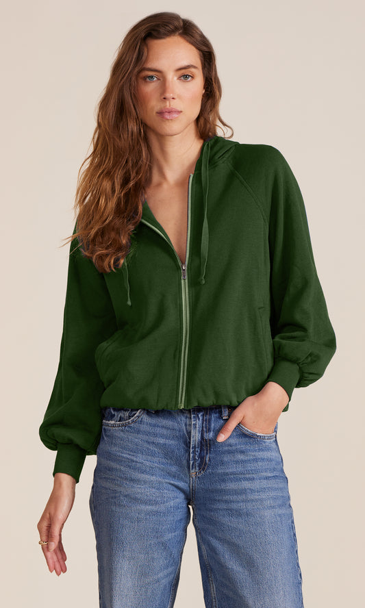 BUBBLE HEM HOOD JKT