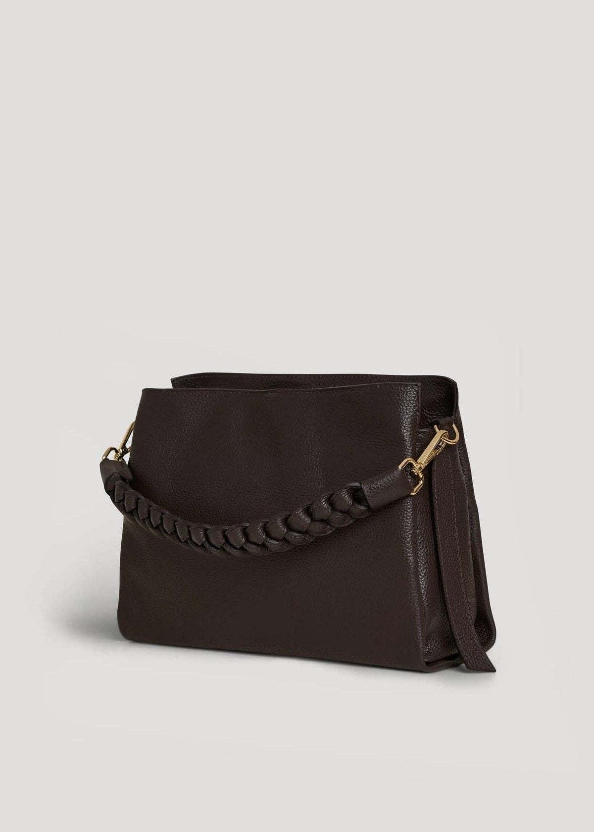 Large Treccia bag in genuine leather Handbag Nanabags