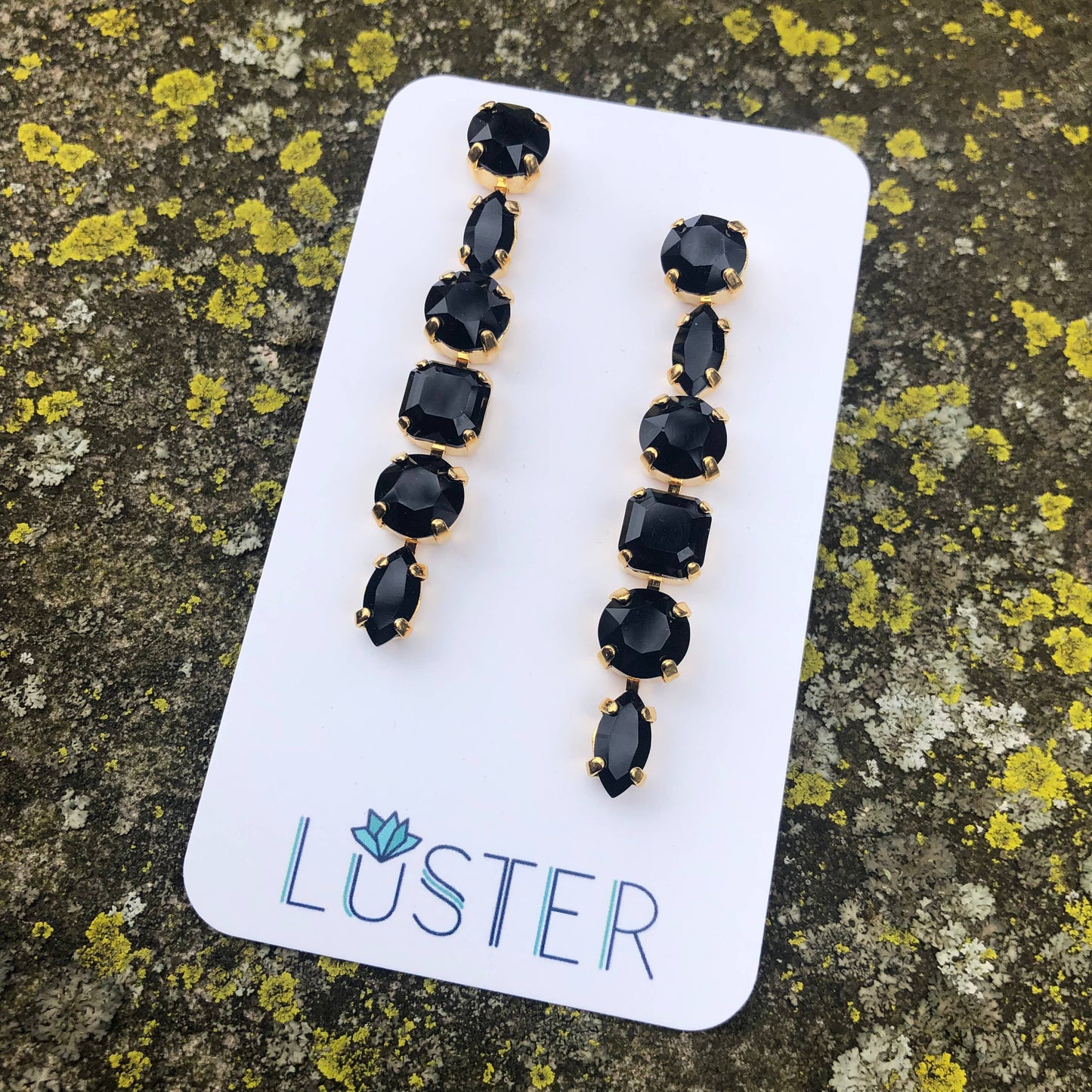 Crystal Dangle Earrings by Luster Jewelry LUSTER
