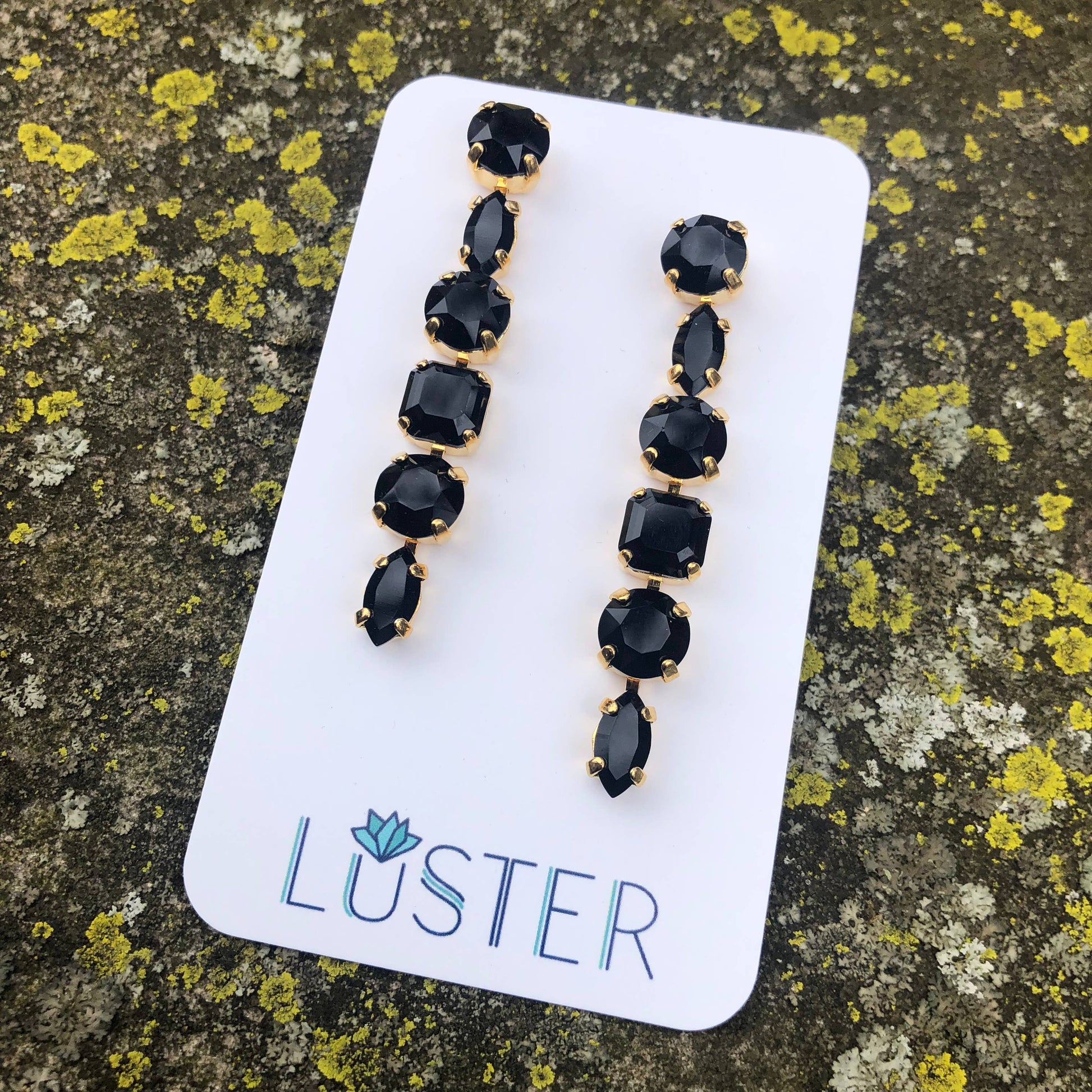 Crystal Dangle Earrings by Luster Jewelry LUSTER