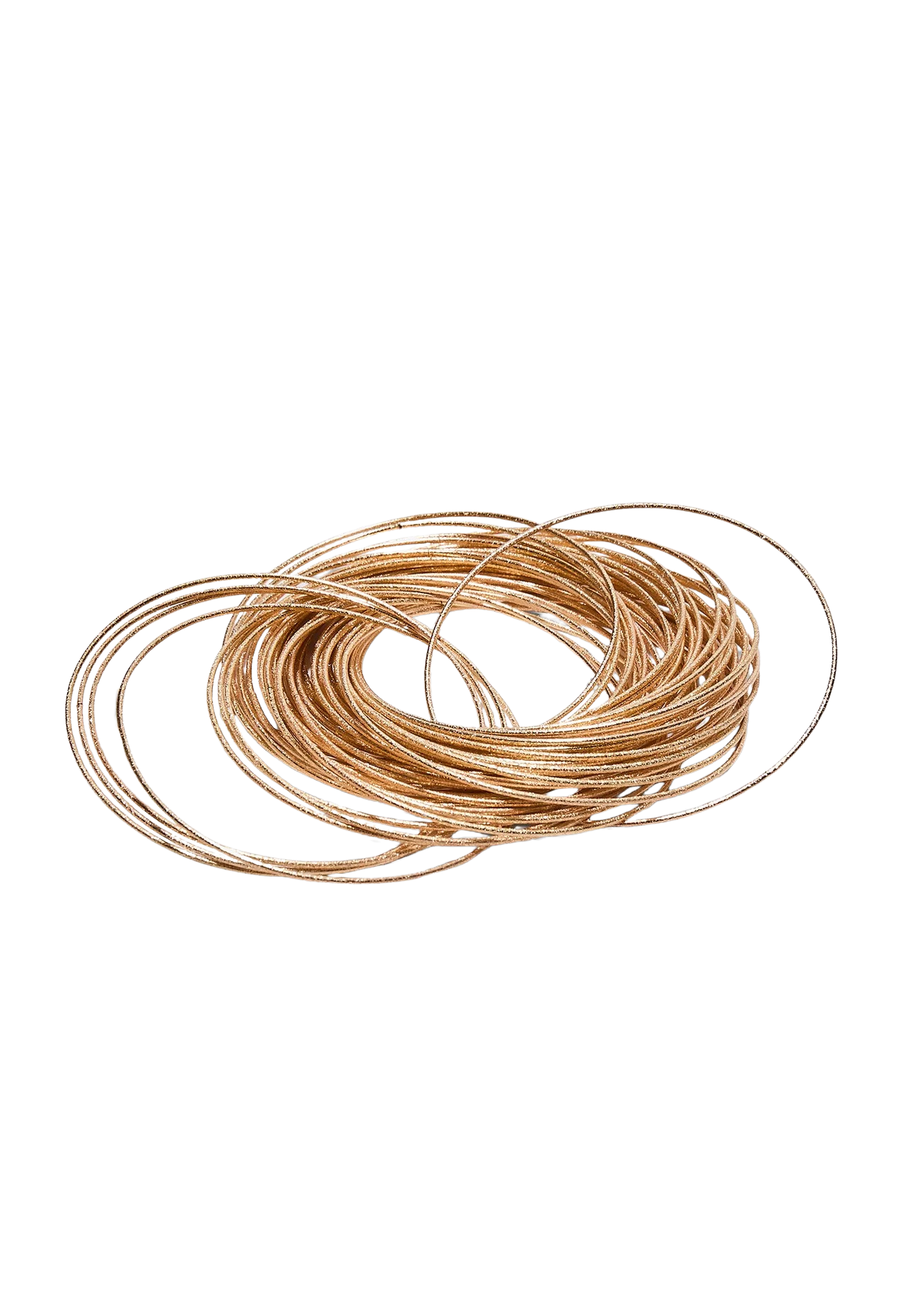 HoopLa - Meg Bracelet Stretch Guitar Cord layer bracelet stack- PVD Bracelet HoopLa