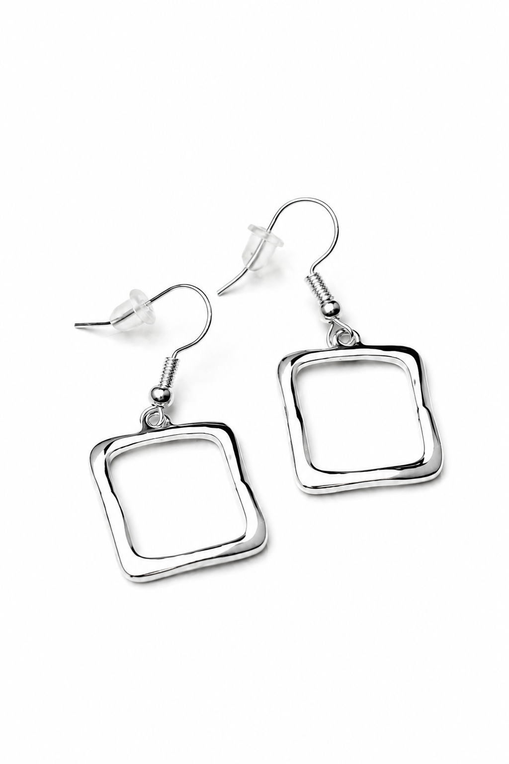 Modern Frame Earrings Earrings King of Glitz