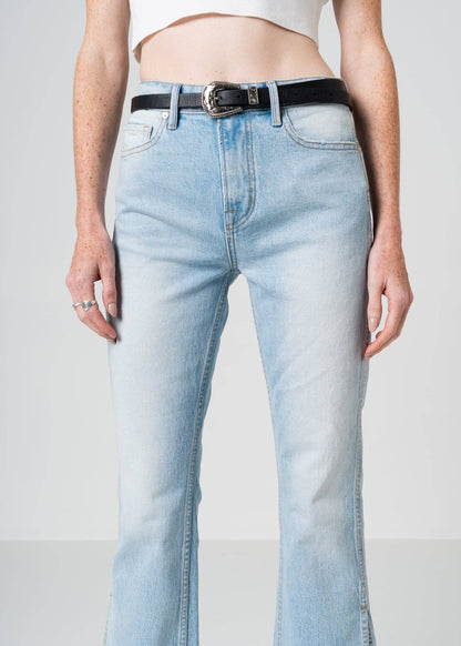 Mid Rise Kick Flare by Noend Denim