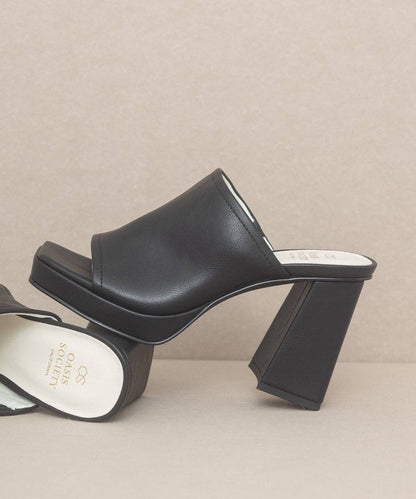 The Vivienne Black | Slip On Platform by Oasis Society